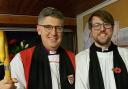 Bishop of Dudley, Martin Gorick, with Rev Jonathan Evans - the new curate-in-charge at St Michaels in Norton. Pic - Nikki Groarke/Diocese of Worcester