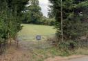 Land off Pedmore Hall Lane which has been sold at auction