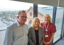 Stourbridge MP Suzanne Webb at Lion Health, centre, with practice manager Wayne Gardner, left, and Dr Glenys Wilson, right.