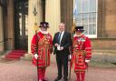 Dr David Hegarty MBE at Buckingham Palace