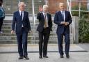 Ian Austin MP, Dudley College chief executive officer Lowell Williams with former Prime Minister Tony Blair. Pic - Jonathan Hipkiss