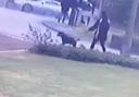 The dog walker captured on CCTV