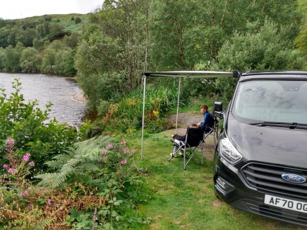 Stourbridge News: The Ford Nugget during a family holiday