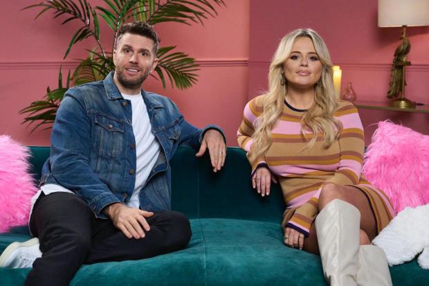 Stourbridge News: Joel Dommett and Emily Atack will star in the new series of Dating No Filter (Sky)
