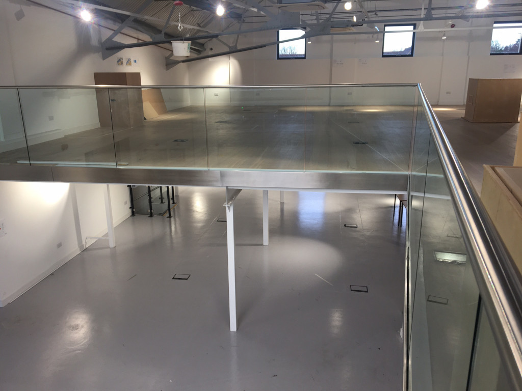 The internal fit out is now taking shape at Stourbridge Glass Museum