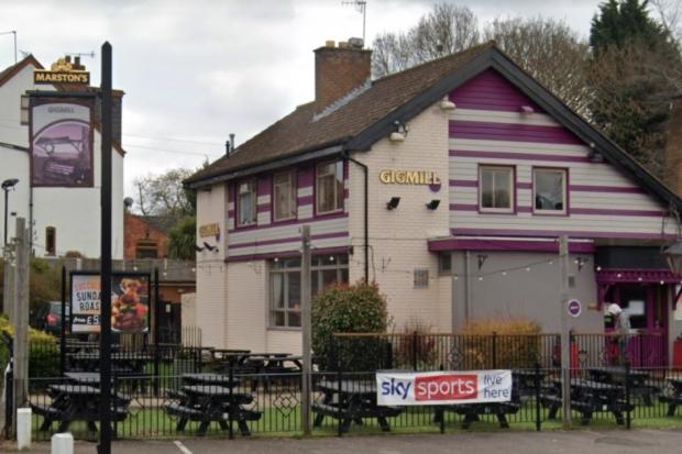 The Gigmill pub in South Road, Norton, Stourbridge. Pic - Google Street View