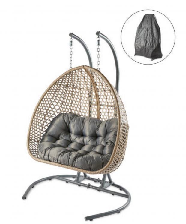 Stourbridge News: Large Hanging Egg Chair with Cover. (Aldi)