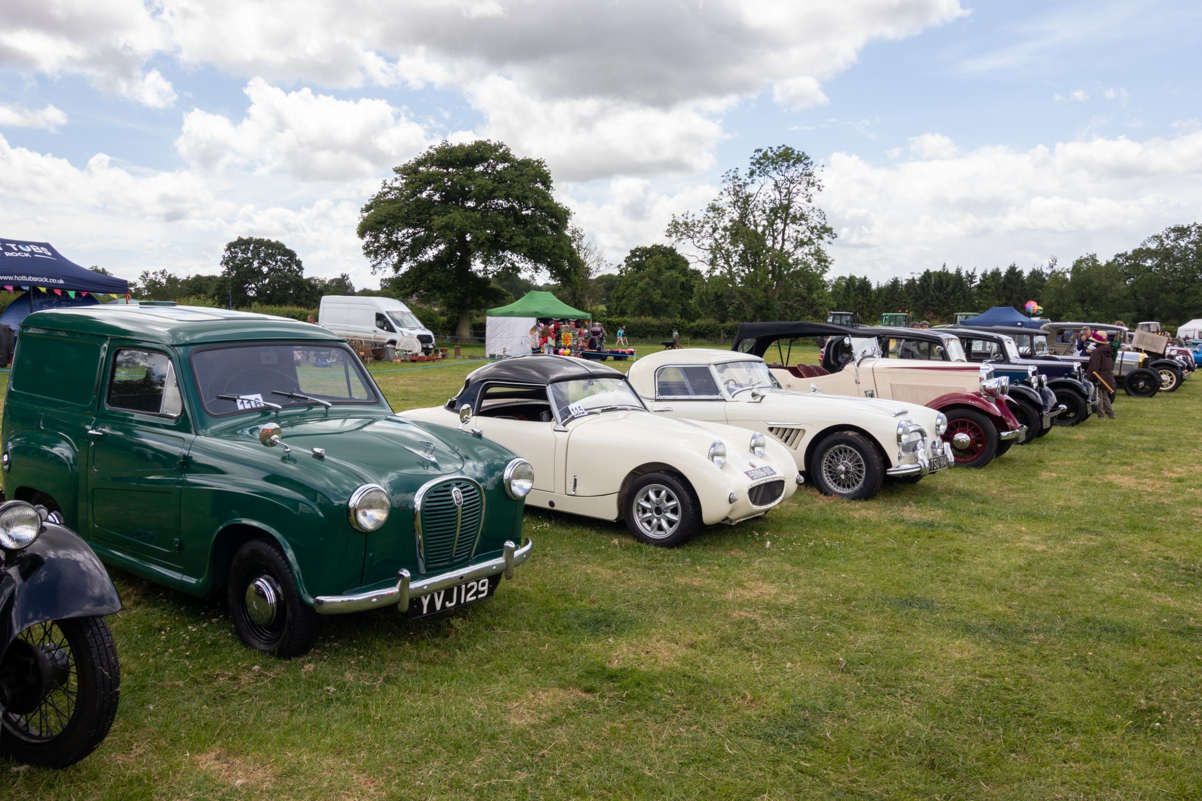 The classic and vintage cars ranged from Minis to Jaguars. Picture: Sofie Smith