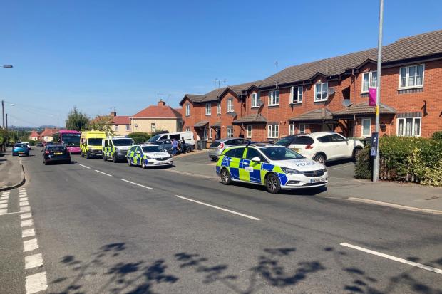 RESPONSE: West Mercia Police and the West Midlands Ambulance Service attended the address in Brickfields Road in Worcester