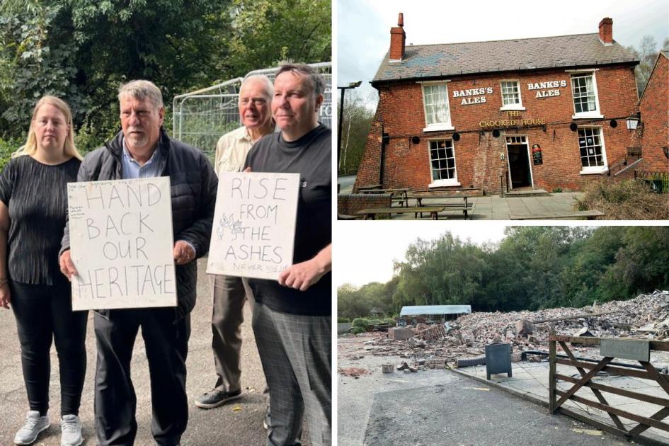 Top historian pledges support to campaigners hoping to rebuild The Crooked House