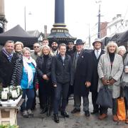 Suzanne Webb with members of Stourbridge Conservative Association and Andy Street - Mayor of the West Midlands