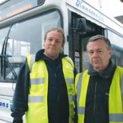 Bus drivers Patrick Baker and Gary Withers say yobs are launching attacks on their vehicles
