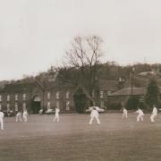 Cricket in the grounds of Enville Hall from last centuary. Picture: Enville Cricket Club