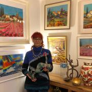 Pascale Bigot pictured at her home studio which she is opening to the public this month