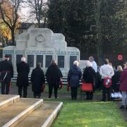 The annual Remembrance Day service in Stevens Park, Quarry Bank, on November 13. Pic - Jason Connon