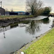 Stourbridge Canal drained at Brockmoor