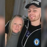 Cody Fisher with his mum Tracey