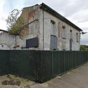 The derelict Rolling Mills offices would be demolished to make way for new homes. Picture: Google