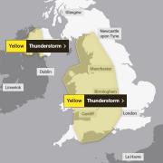 The Met Office has issued a yellow weather warning