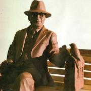 A model of the sculpture which will serve as a lasting memorial to Frank Foley - the spy who saved thousands of Jews during the Holocaust