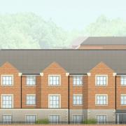 An artist's impression of how the new care facility in Hagley Road will look