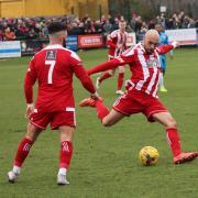Aaron Forde bagged two goals against Redditch.