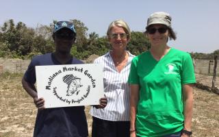 The Project Gambia team with High Commissioner Sharon Wardle