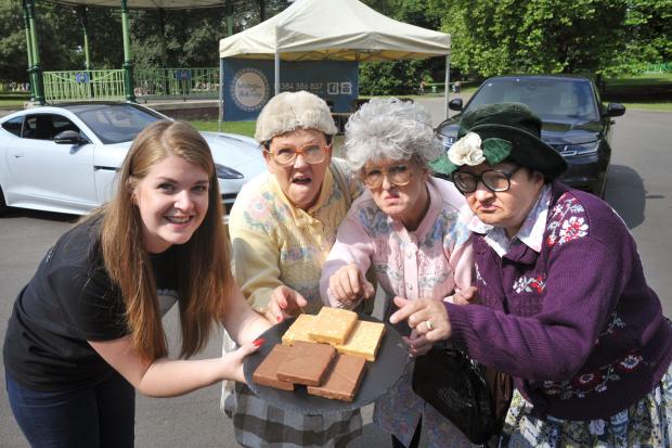 Helena Pearsall from Whittington Hall Fudge with The Fizzogs. Pic - Phil Loach