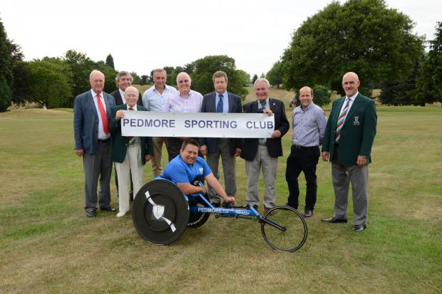 Pedmore Sporting Club funds new racing wheelchair