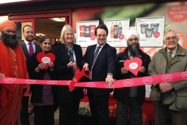 MPs Margot James and Mike Wood officially open the new Quarry Bank Post Office