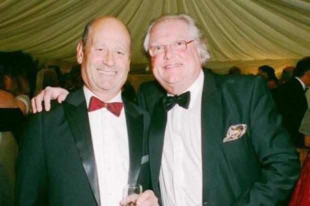 Jon Bellfield, left, with Lord Digby Jones at the Pedmore Sporting Club summer ball