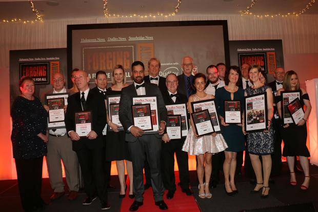 The winners at last night's Forging a Future for All awards ceremony