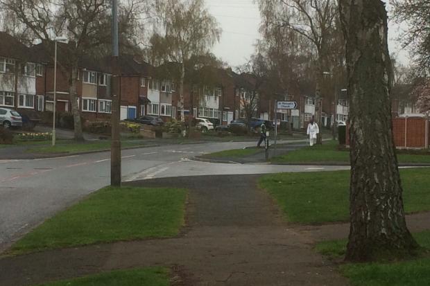 Workmen were seen spraying glyphosate in The Broadway early on April 4 and this morning off Heath Farm Road, Norton.